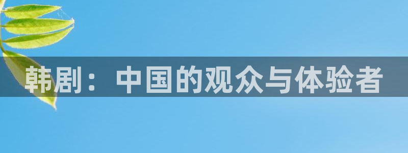 www.漫蛙漫画. top：韩剧：中国的观众与体验者
